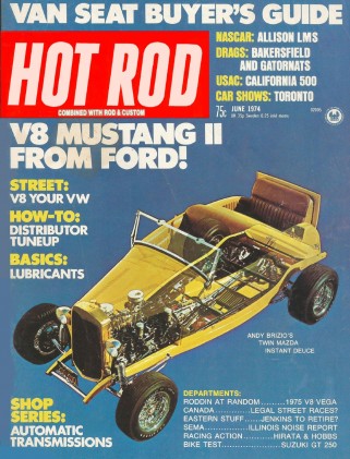 HOT ROD 1974 JUNE - DYNO DON'S P/S MUSTANG, V-8 VW